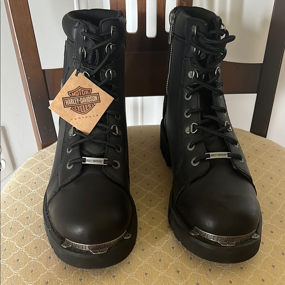 Harley-Davidson Black Motorcycle Boots